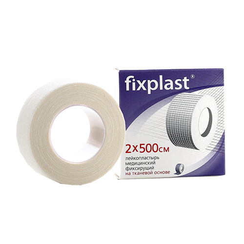 Лейкопластырь ФИКСПЛАСТ, 2 см х 5 м, арт.00-00001043